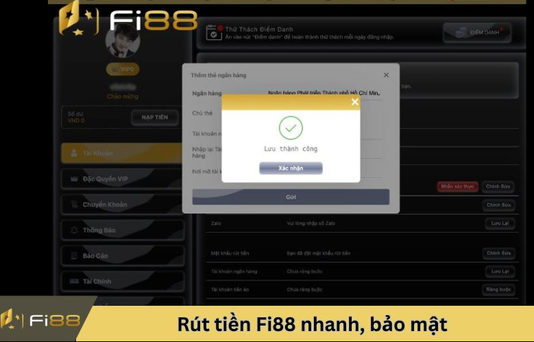 Hướng Dẫn Rút Tiền FI88